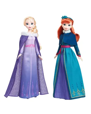 Frozen Anna And Elsa Ballgown 2 Pack