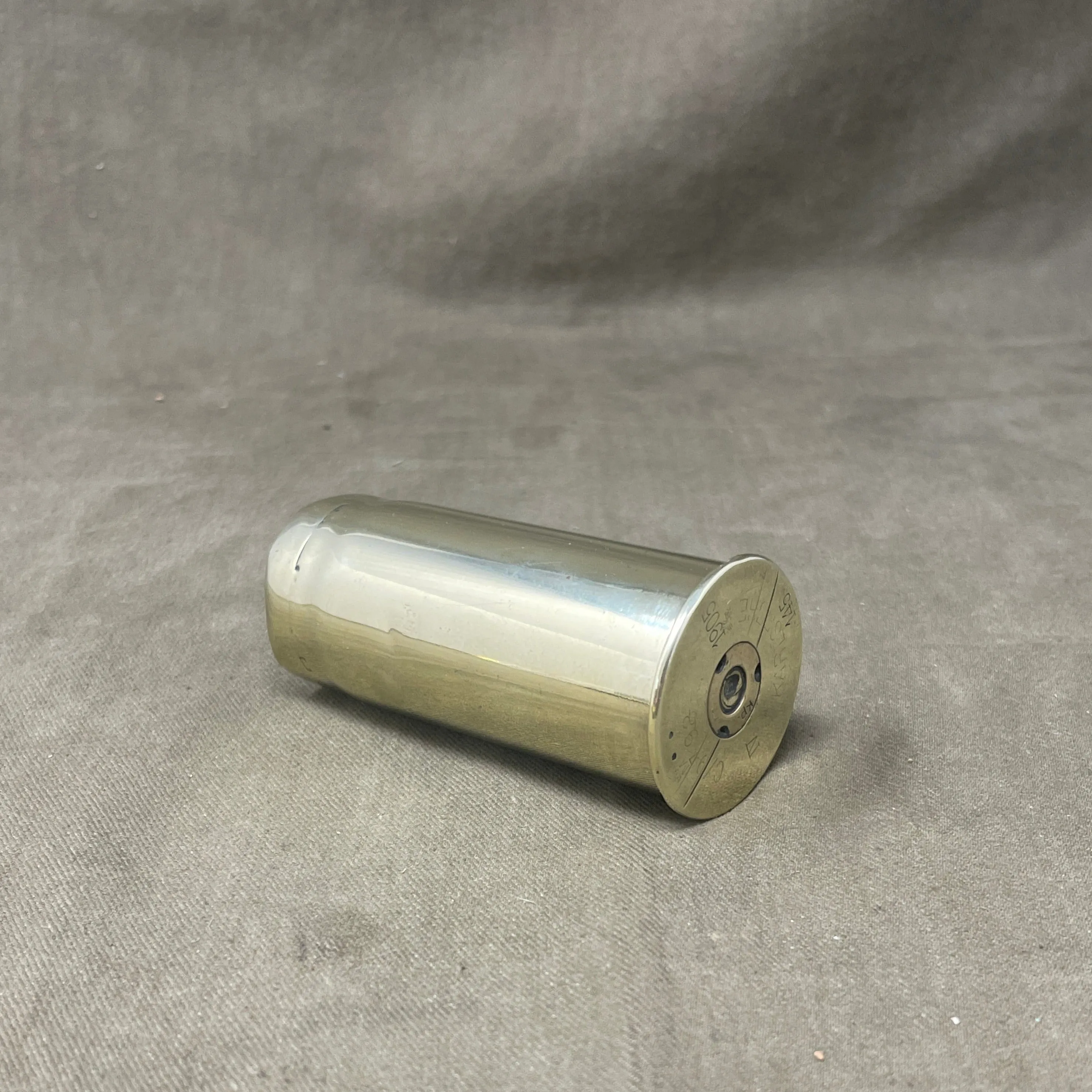 German WW1  37mm 1905 C/97 98 Karlsruhe Brass Cartridge Case