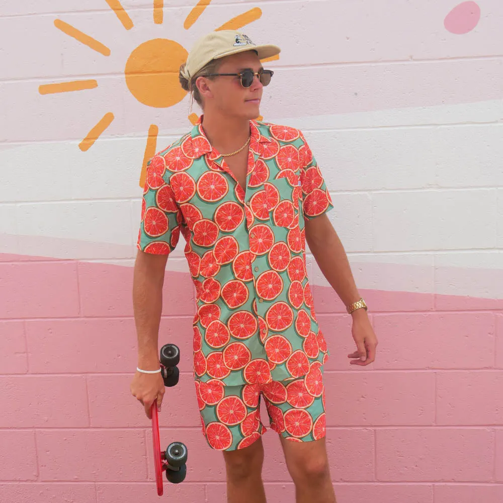 Groovy Grapefruit - Recycled Swim Shorts