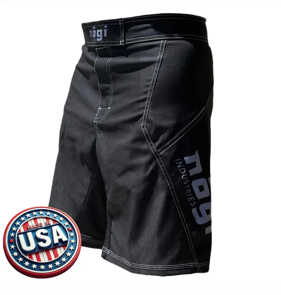 Phantom 4.0 Fight Shorts - Classic Black - MADE IN USA