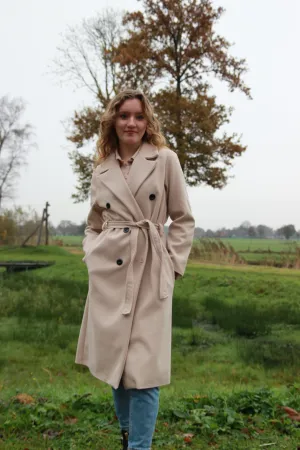 Trenchcoat met tailleriem Louise | Beige