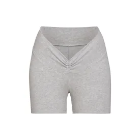 TWIST SHORT | LIGHT HEATHER GREY