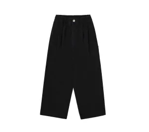 Two Tuck Wide Kation Pant | Black