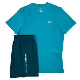 Under Armour Streaker T-Shirt/Shorts - Teal