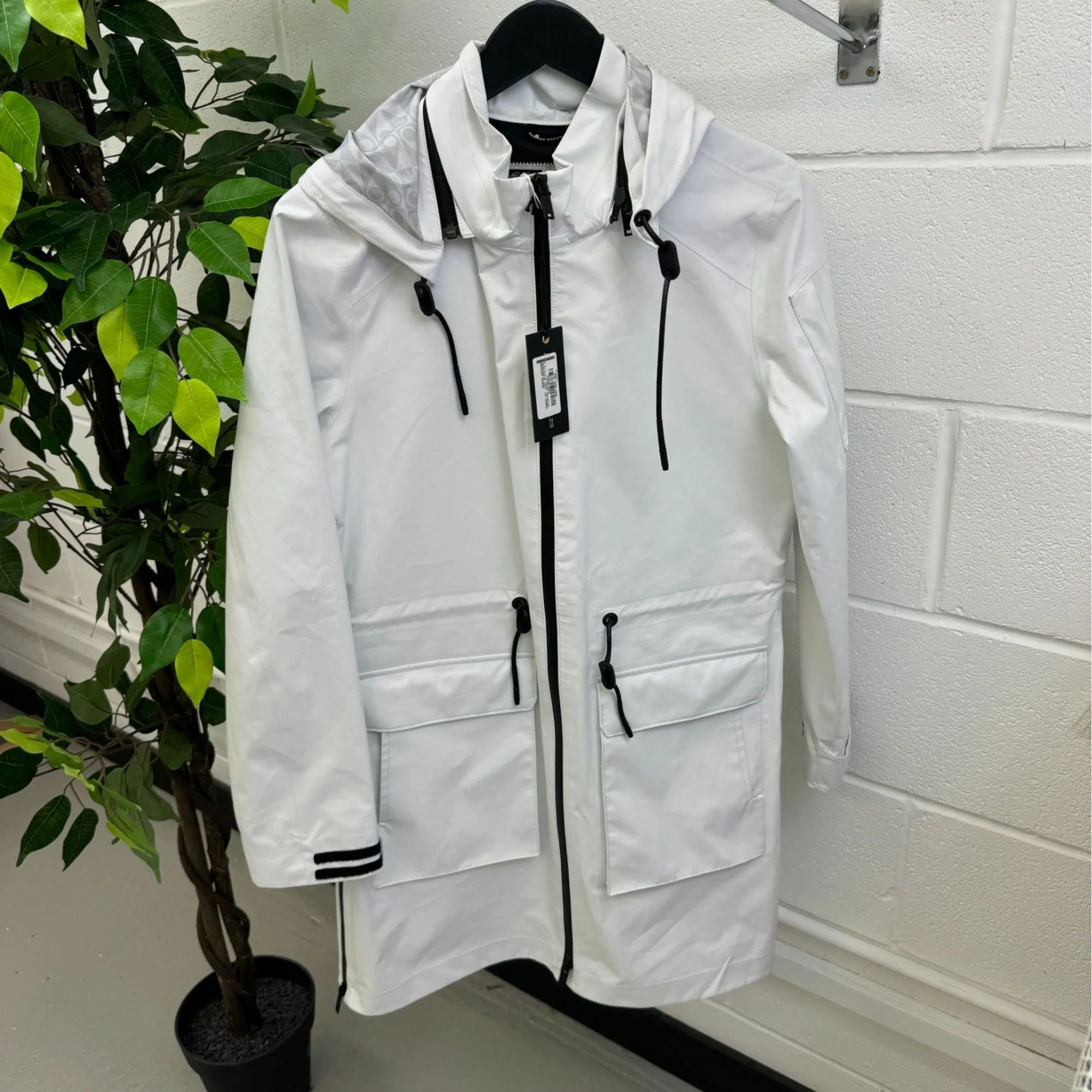 Women's Derozer Anorak Jacket White Size S