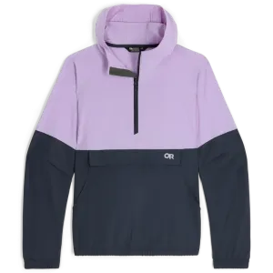 Women's Ferrosi Anorak - Lavender/Naval Blue